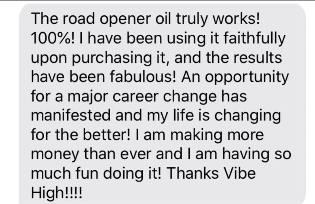 Road Opener Oil 🚀